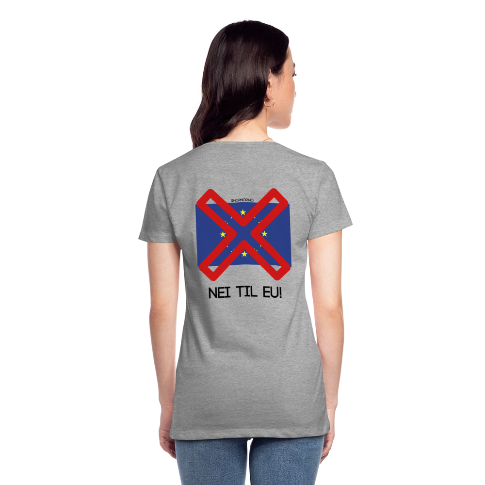Premium T-Skjorte | Kvinner - heather gray