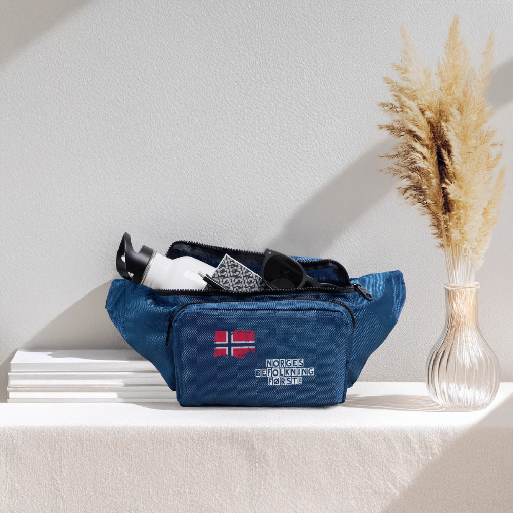 Stor crossbody veske - blue