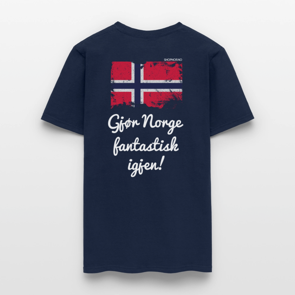 Unisex Klassisk T-skjorte - navy