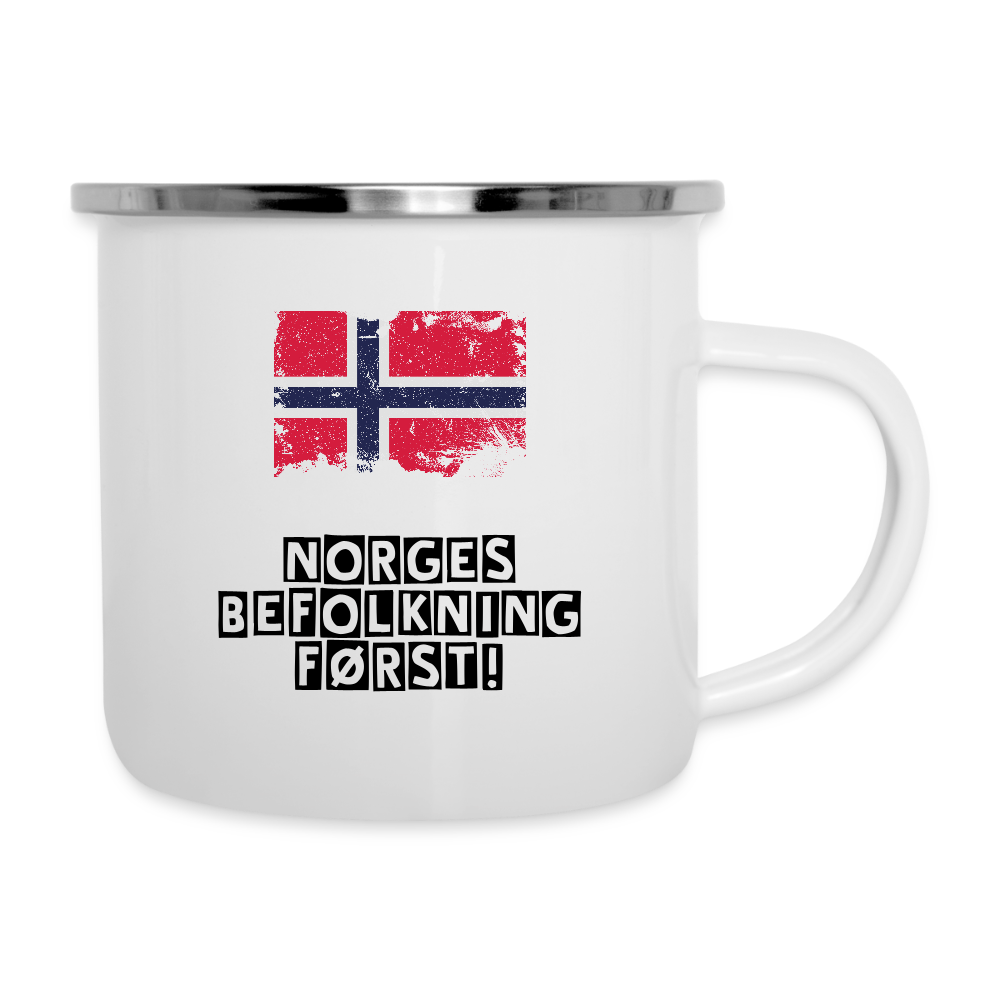 Tur/camping kopp - white