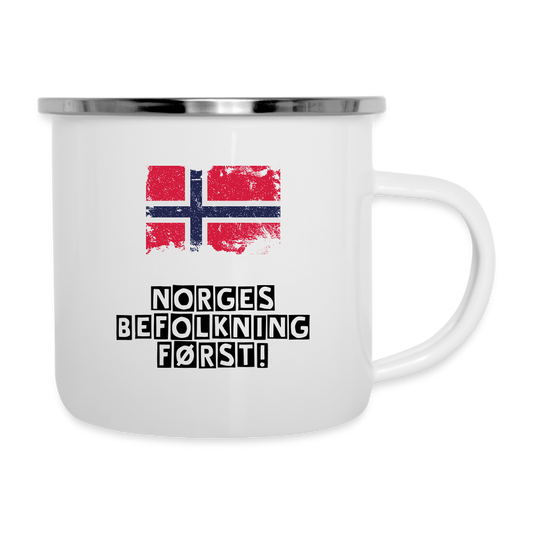 Tur/camping kopp - white