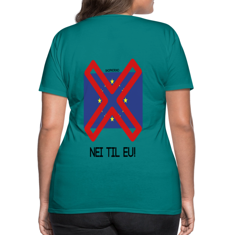 Premium T-Skjorte | Kvinner - teal