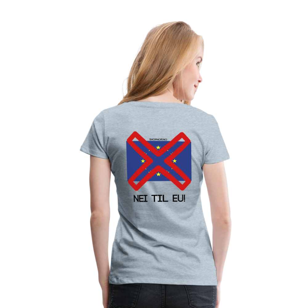 Premium T-Skjorte | Kvinner - heather ice blue