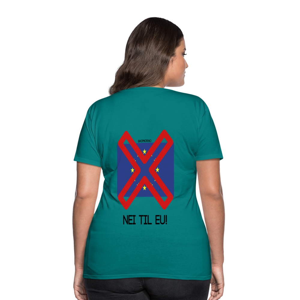 Premium T-Skjorte | Kvinner - teal