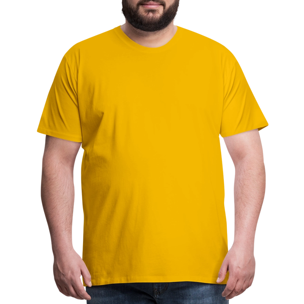 Premium T-Skjorte | Menn - sun yellow