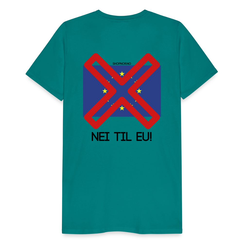 Premium T-Skjorte | Menn - teal