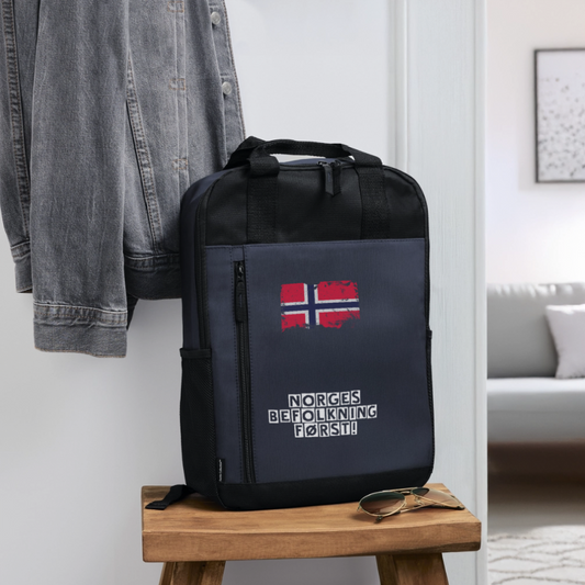 Laptop Ryggsekk - heather navy/black