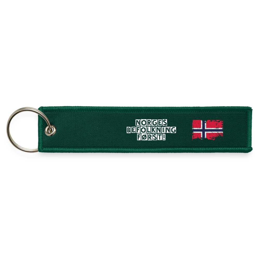 Jet Tag Nøkkelring - hunter green