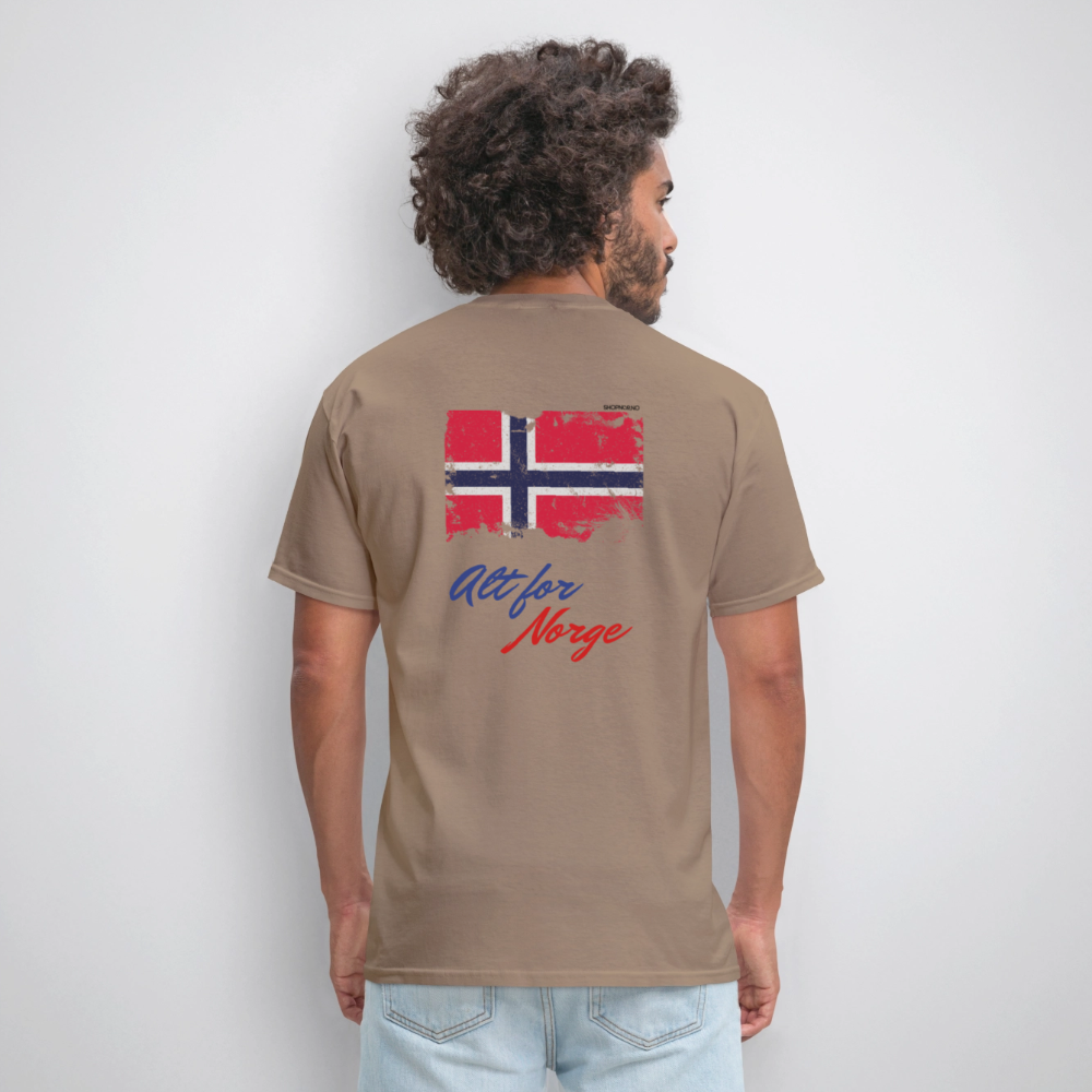 Unisex Klassisk T-skjorte - brown savana