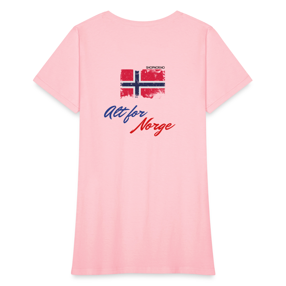 T-skjorte | Kvinner - pink