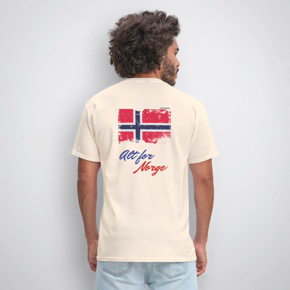 Unisex Klassisk T-skjorte - natural