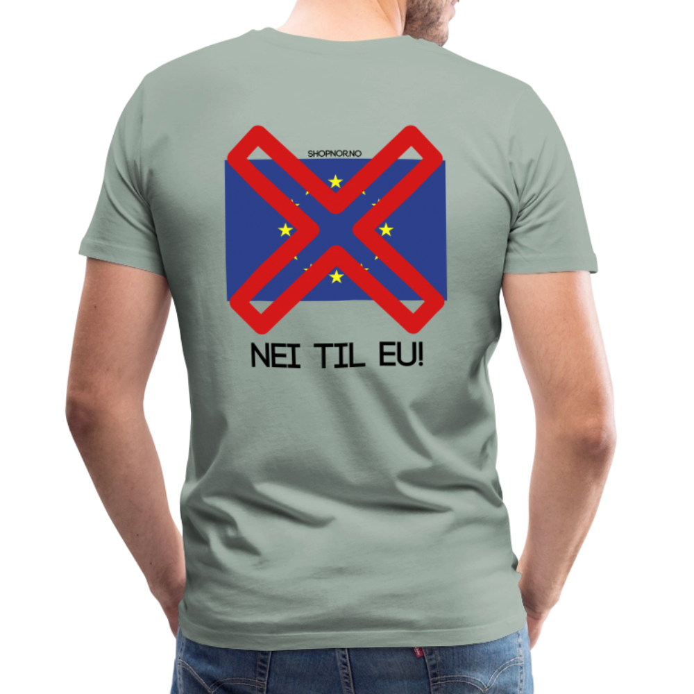 Premium T-Skjorte | Menn - steel green
