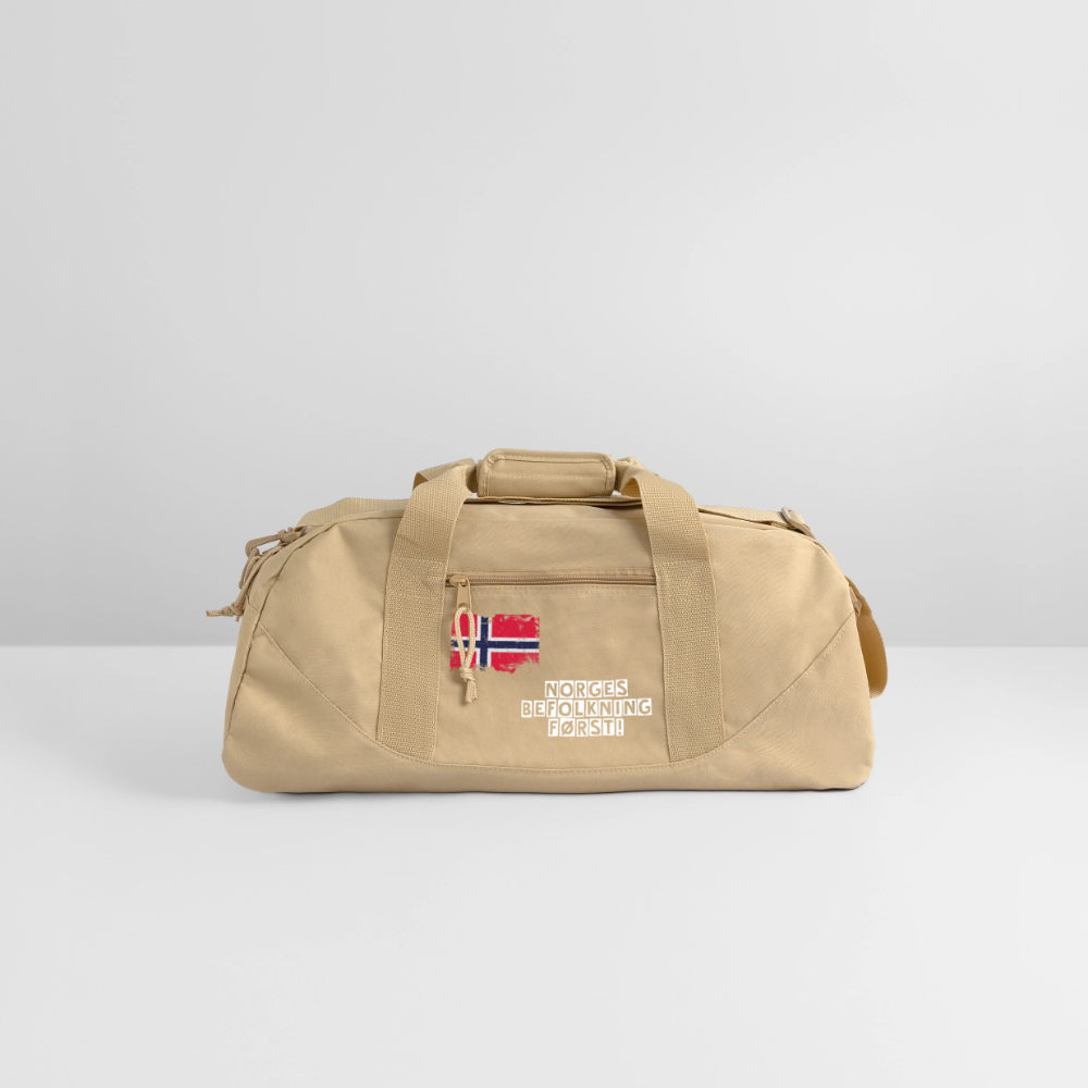 Resirkulert Duffel Bag - beige