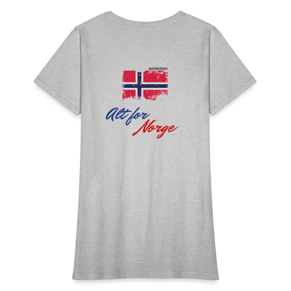 T-skjorte | Kvinner - heather gray