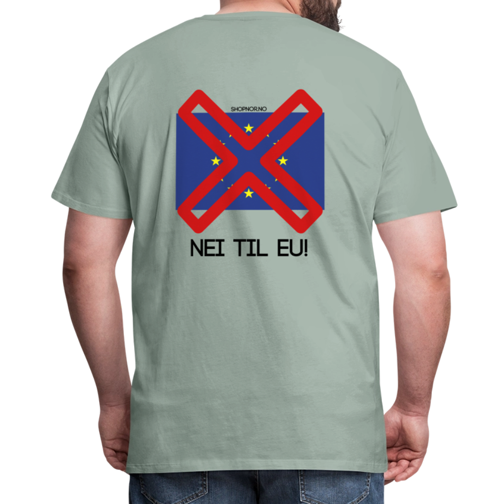 Premium T-Skjorte | Menn - steel green