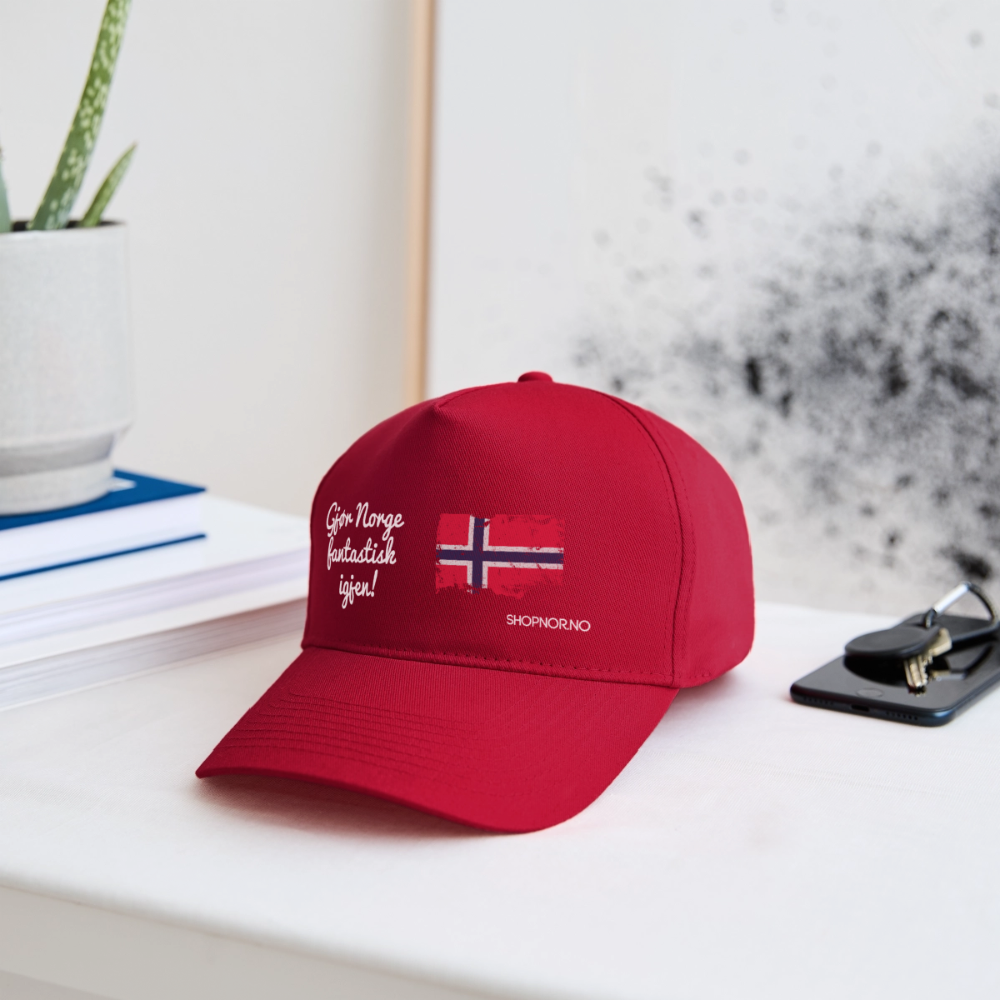 Baseball Cap for barn - red