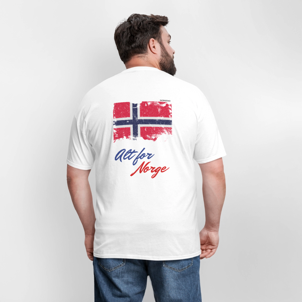 Unisex Klassisk T-skjorte - white