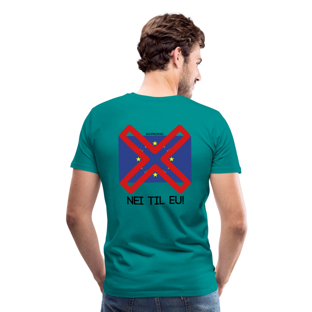 Premium T-Skjorte | Menn - teal