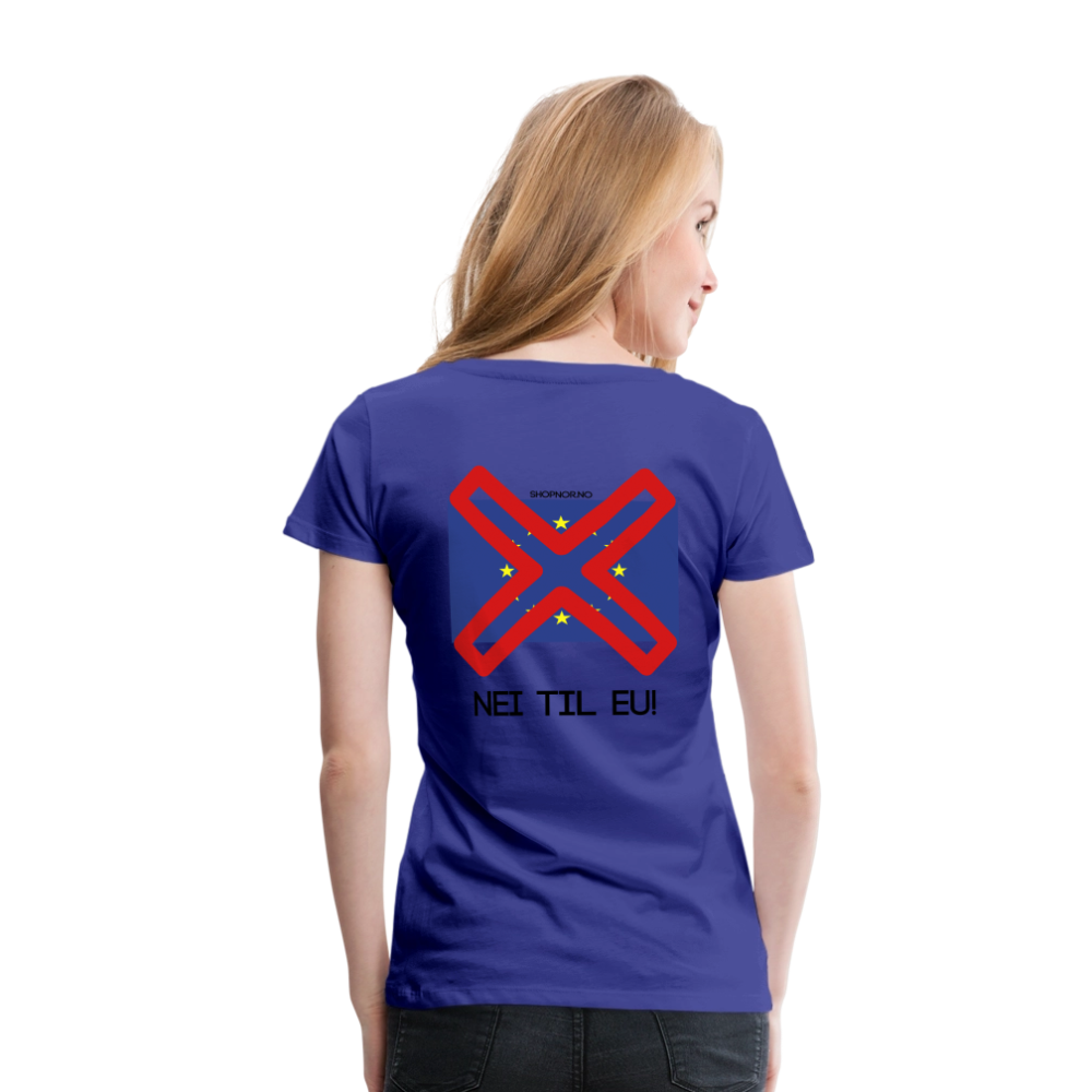 Premium T-Skjorte | Kvinner - royal blue