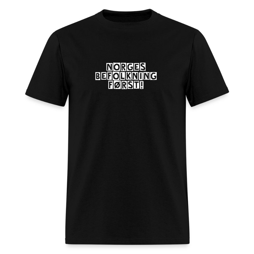 Unisex Klassisk T-skjorte - black