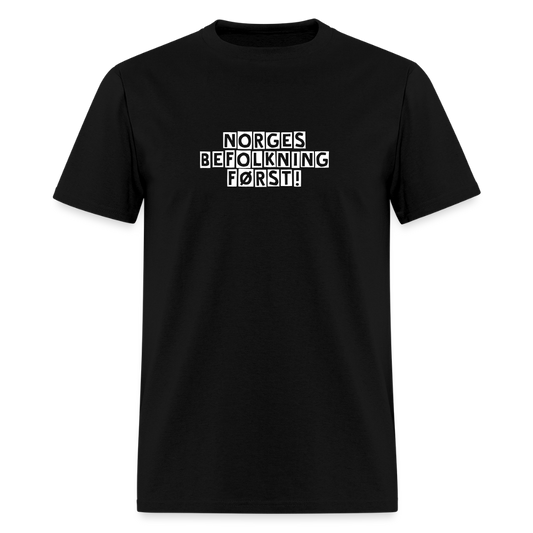 Unisex Klassisk T-skjorte - black