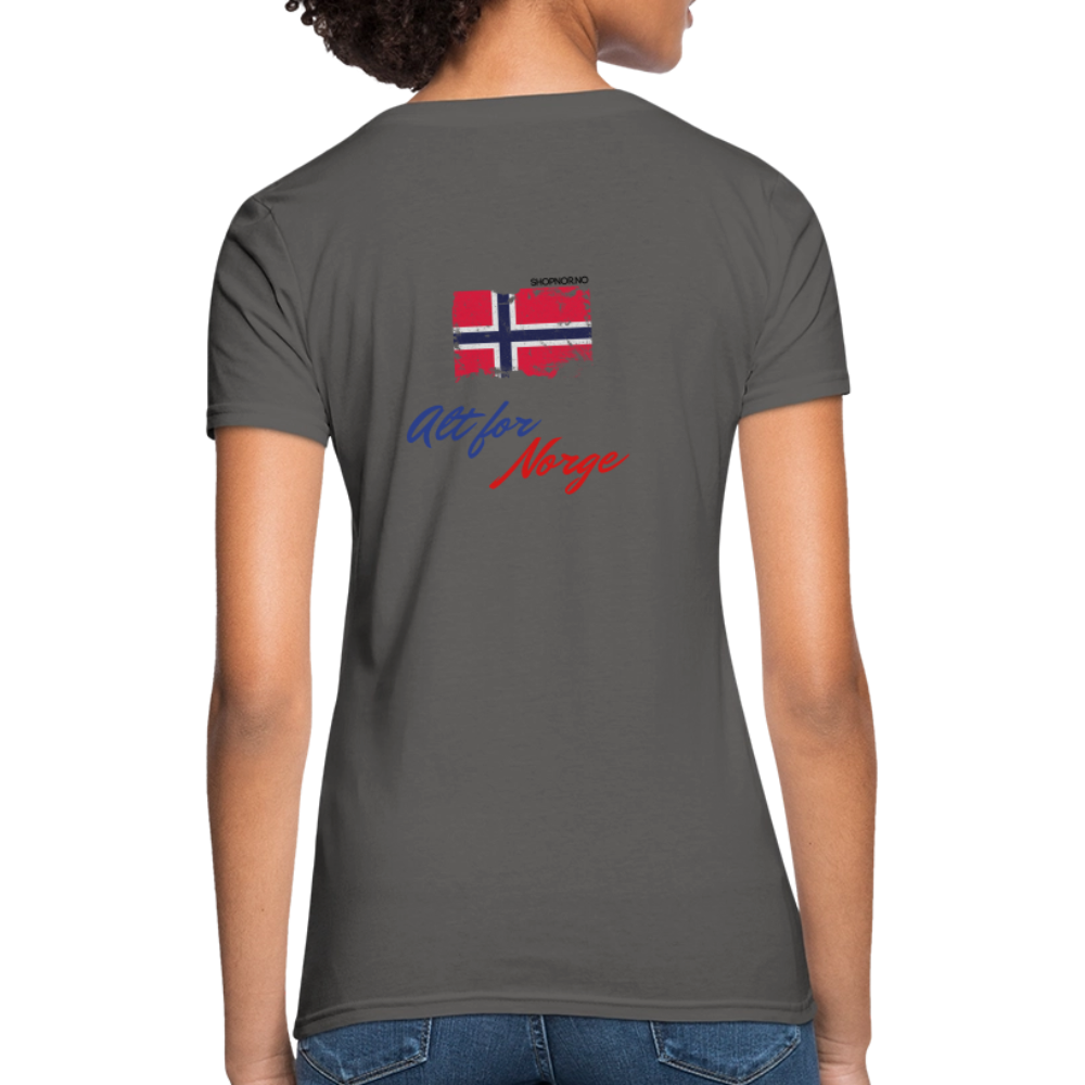 T-skjorte | Kvinner - charcoal