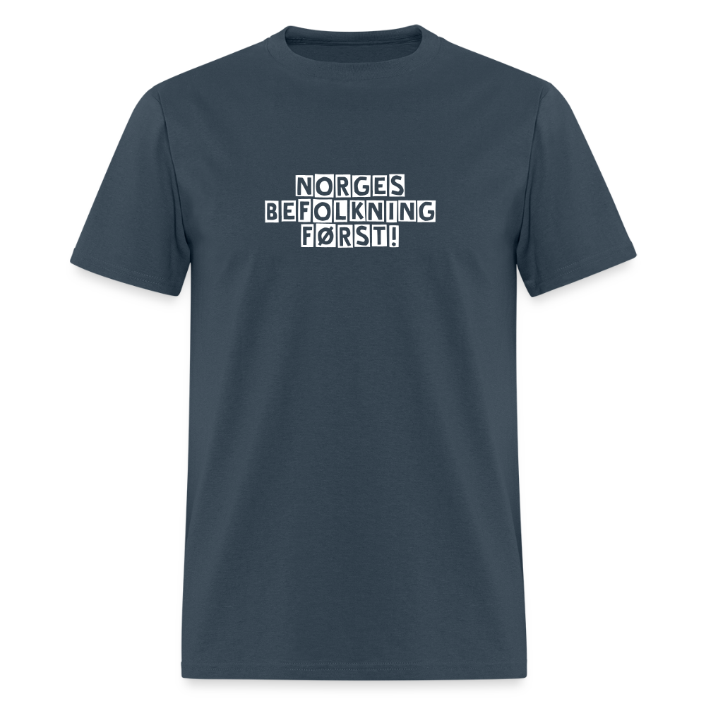 Unisex Klassisk T-skjorte -  blue dusk