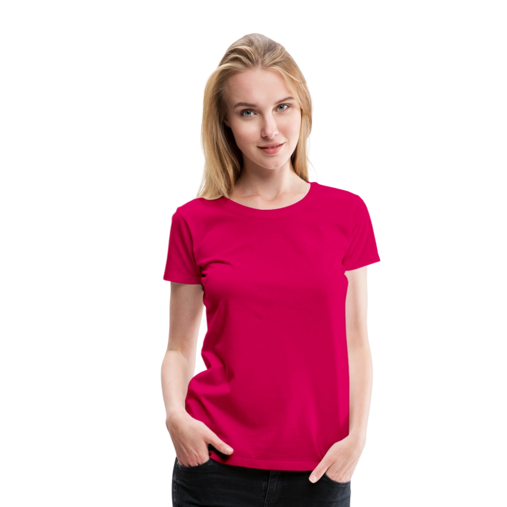Premium T-Skjorte | Kvinner - dark pink