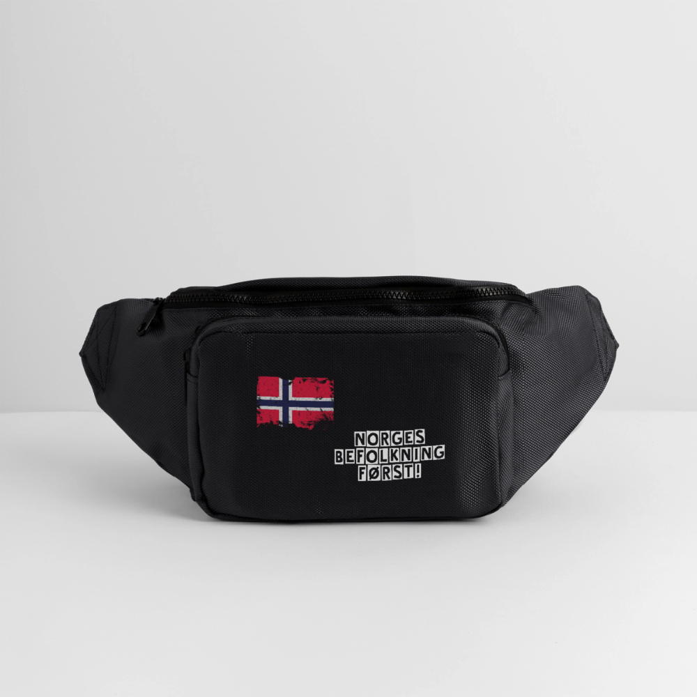 Stor crossbody veske - black