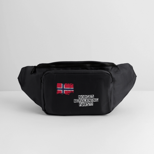 Stor crossbody veske - black