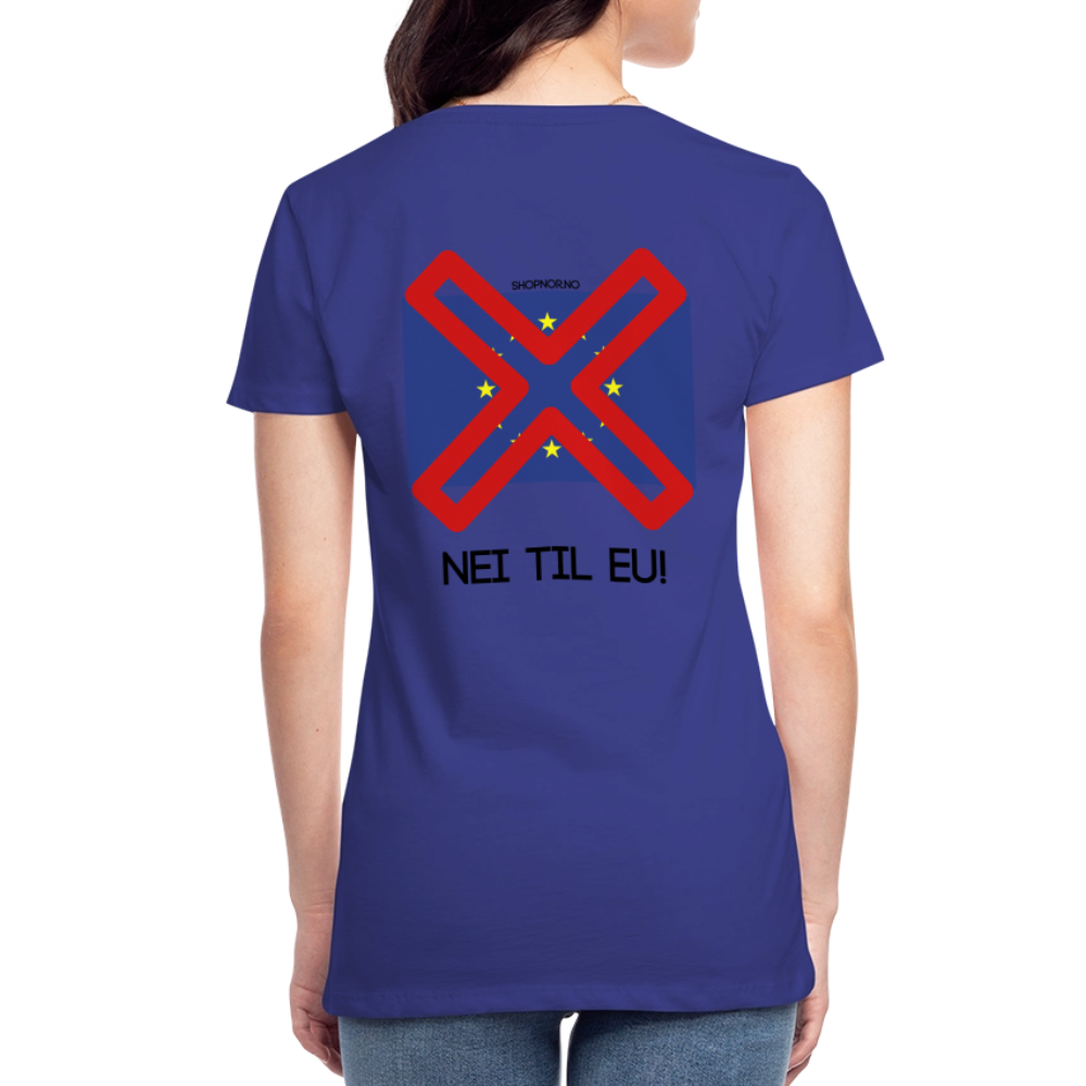 Premium T-Skjorte | Kvinner - royal blue