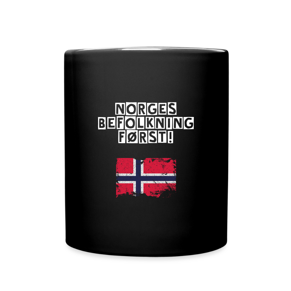 Helfarget Kaffekopp - black