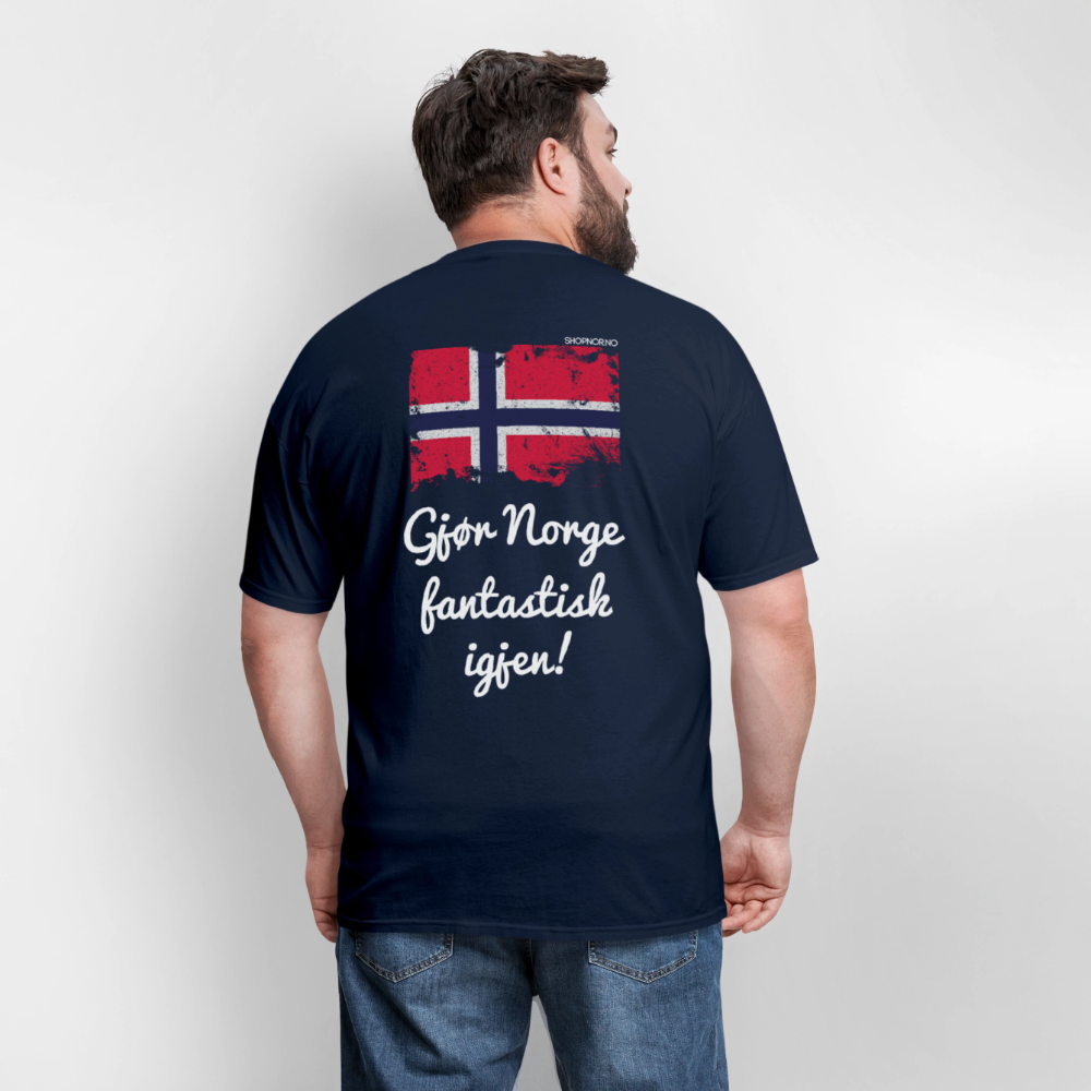 Unisex Klassisk T-skjorte - navy