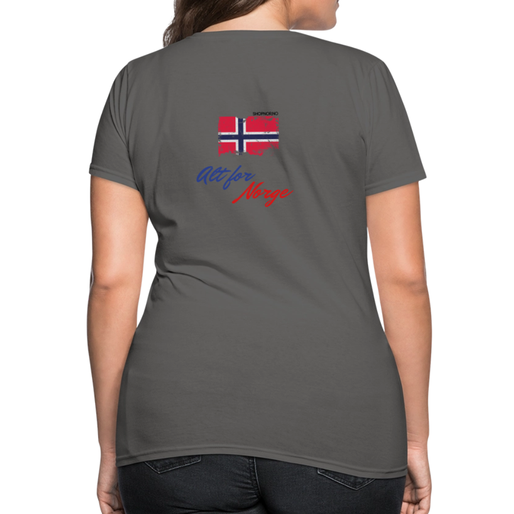 T-skjorte | Kvinner - charcoal