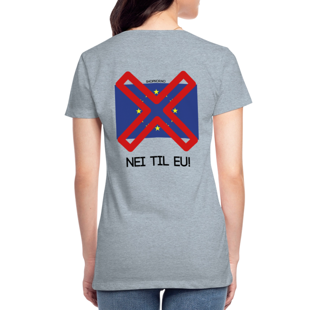 Premium T-Skjorte | Kvinner - heather ice blue