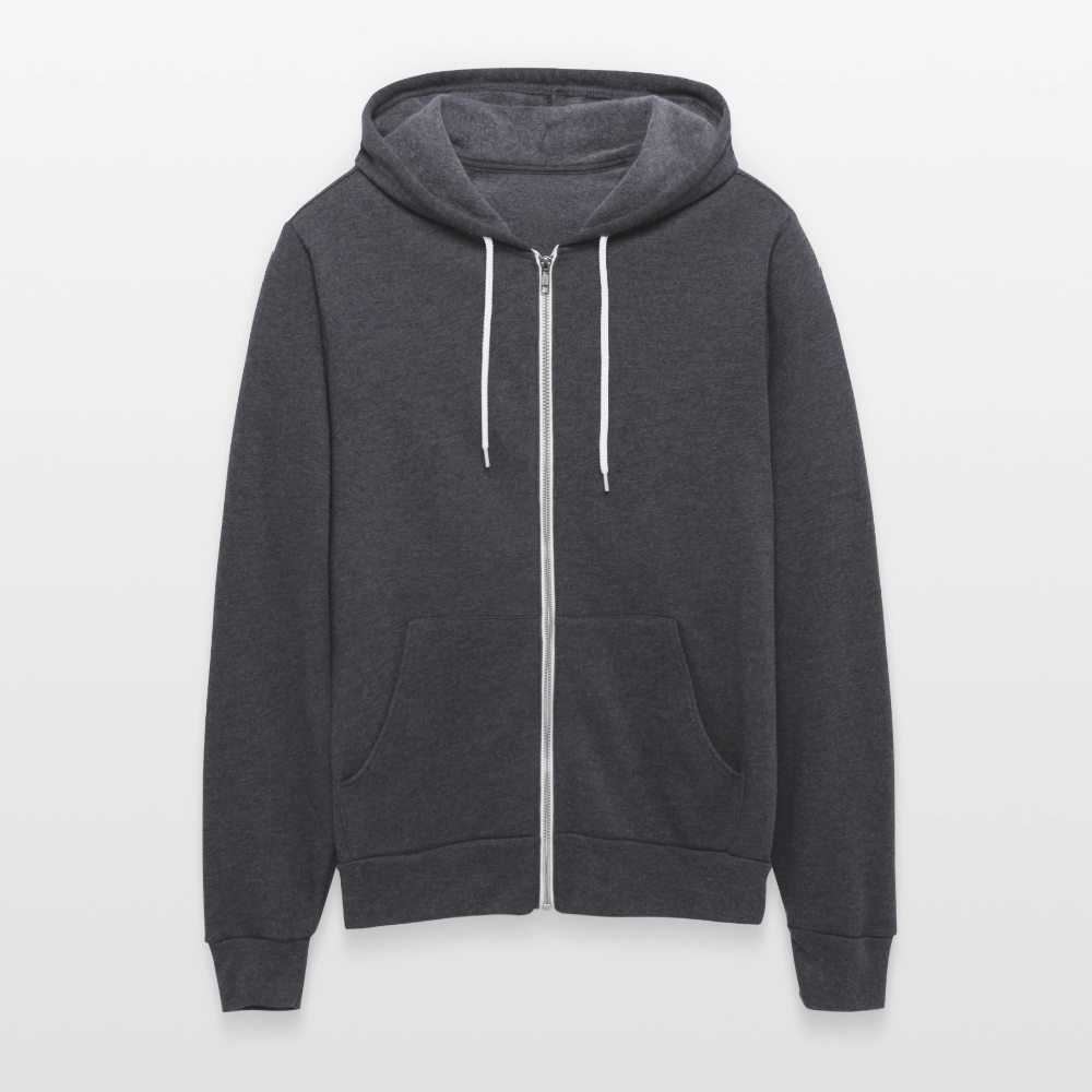 Bella + Canvas Unisex Full Hoodie - charcoal grey