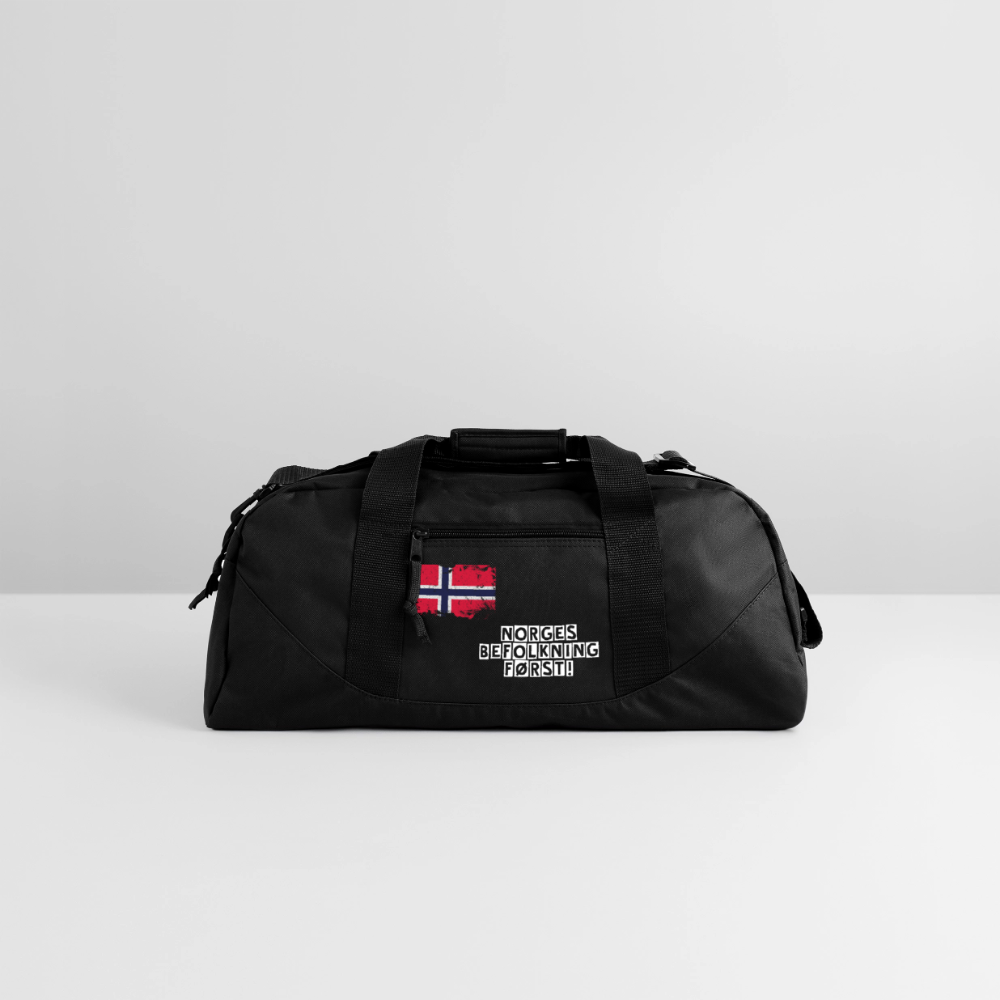 Resirkulert Duffel Bag - black