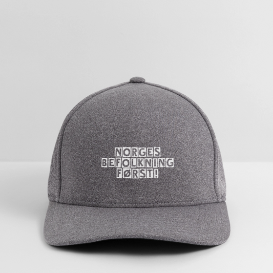 Flexfit  Melange Baseball Cap - light heather gray