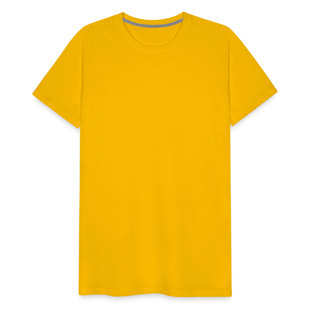 Premium T-Skjorte | Menn - sun yellow