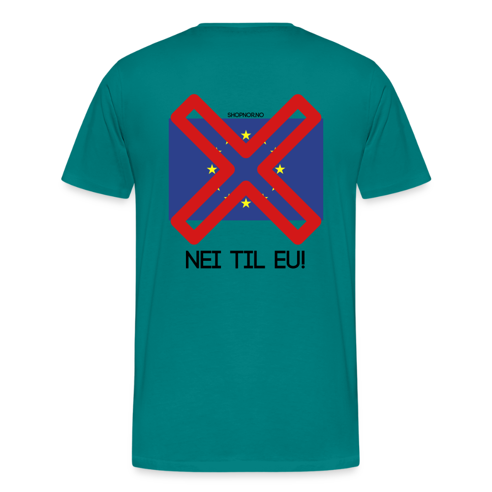 Premium T-Skjorte | Menn - teal
