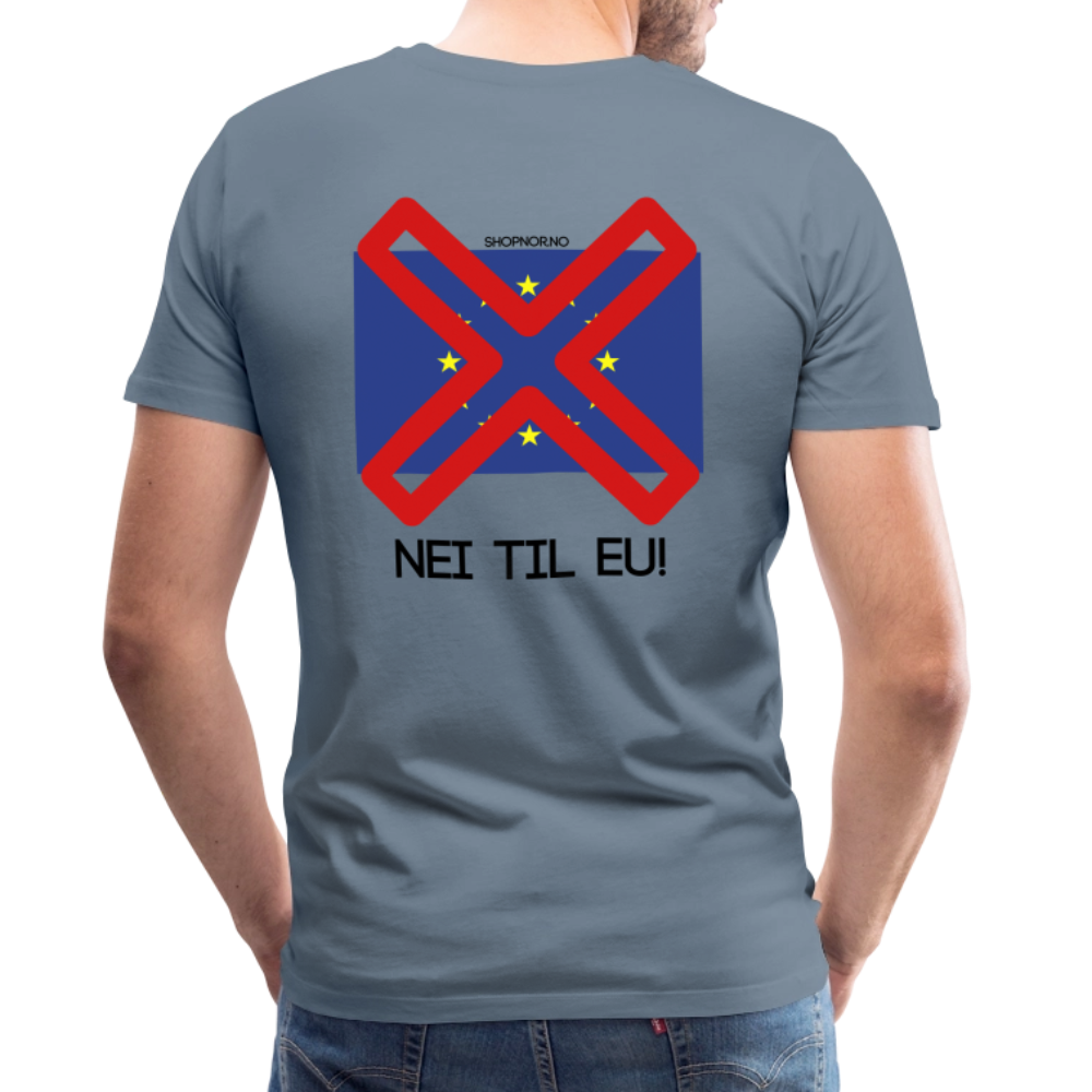Premium T-Skjorte | Menn - steel blue