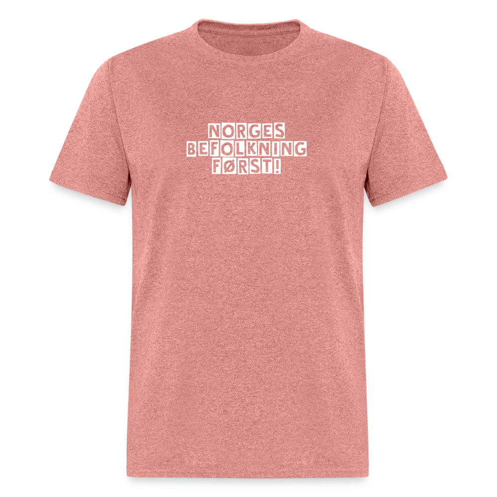 Unisex Klassisk T-skjorte - heather mauve