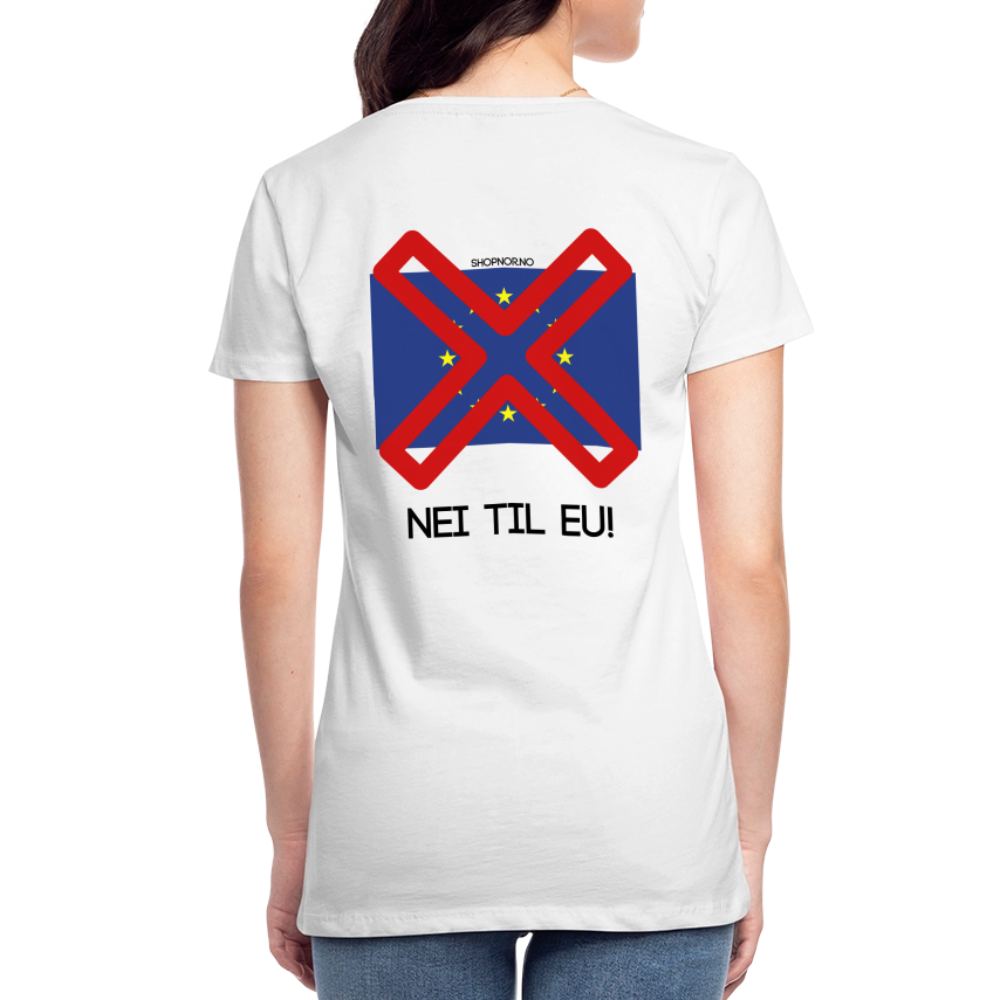 Premium T-Skjorte | Kvinner - white