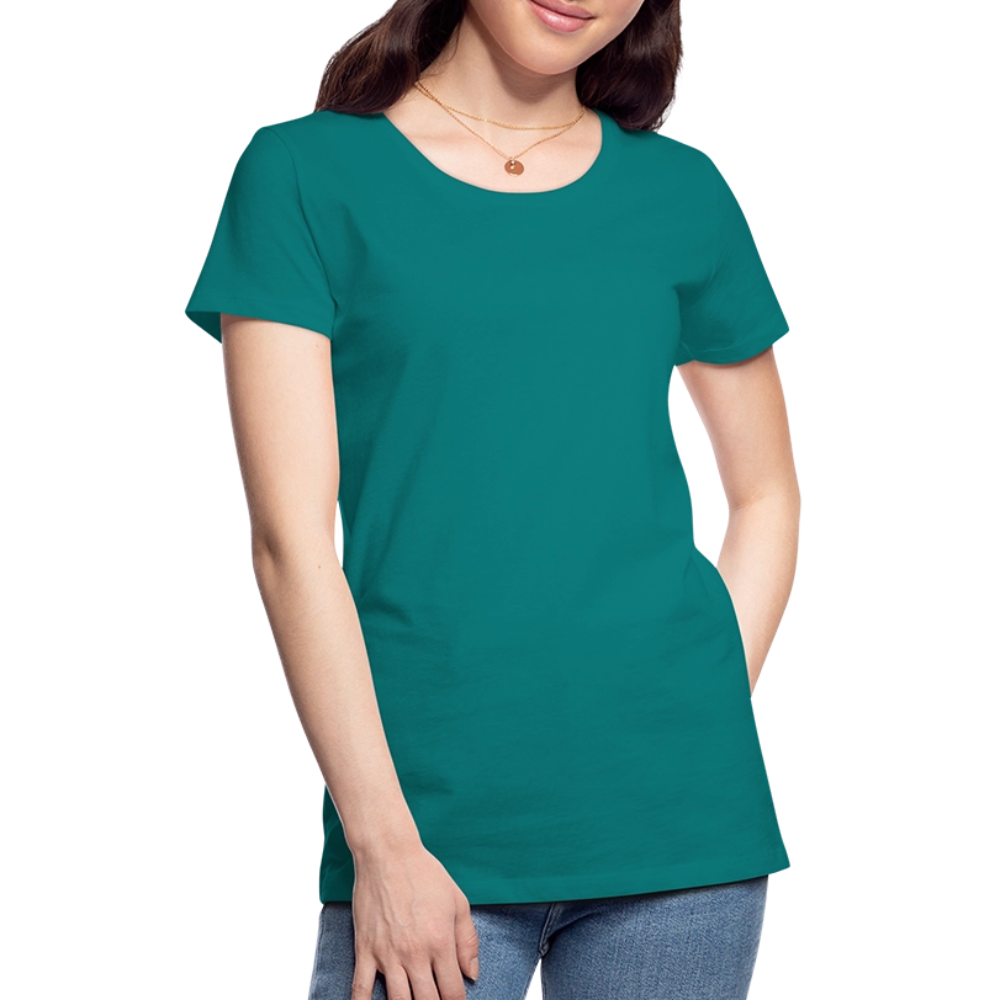 Premium T-Skjorte | Kvinner - teal