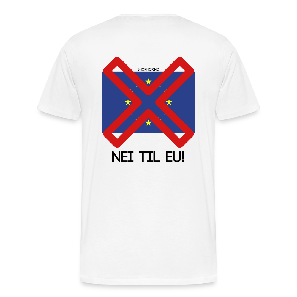 Premium T-Skjorte | Menn - white