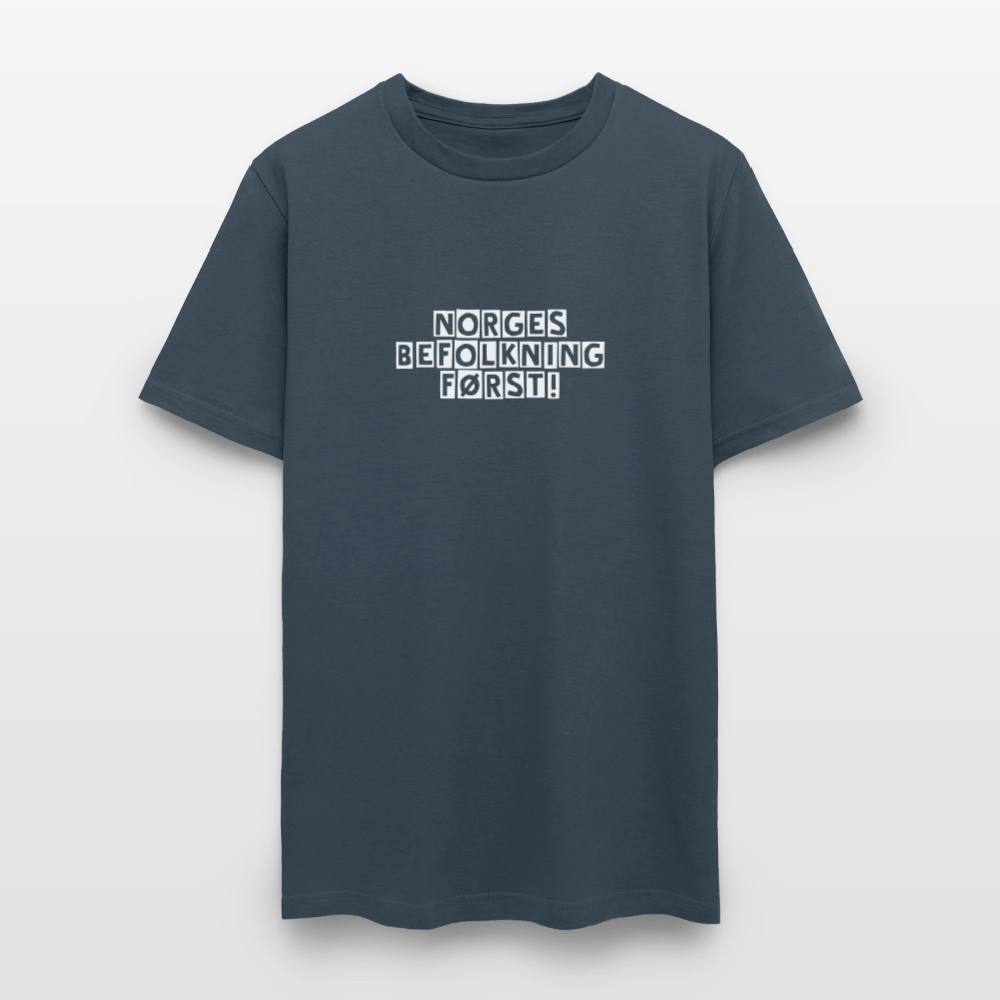 Unisex Klassisk T-skjorte -  blue dusk