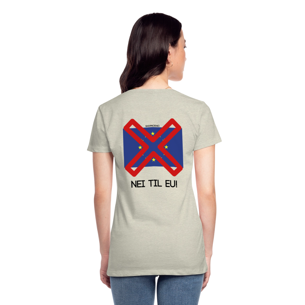 Premium T-Skjorte | Kvinner - heather oatmeal