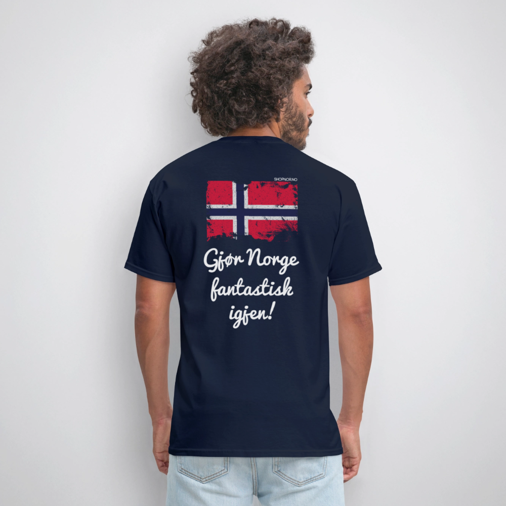 Unisex Klassisk T-skjorte - navy