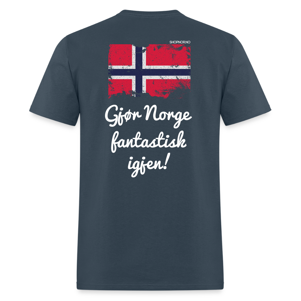 Unisex Klassisk T-skjorte -  blue dusk