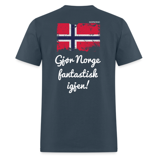 Unisex Klassisk T-skjorte -  blue dusk